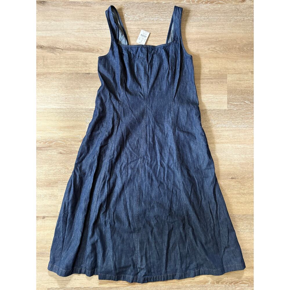 J. Crew Chambray tank midi dress - Picture 2 of 10